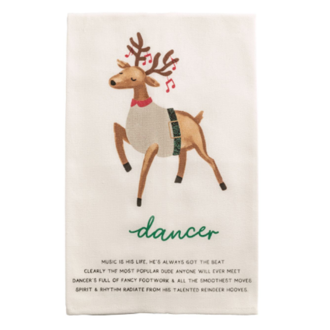 Reindeer Poem Towel