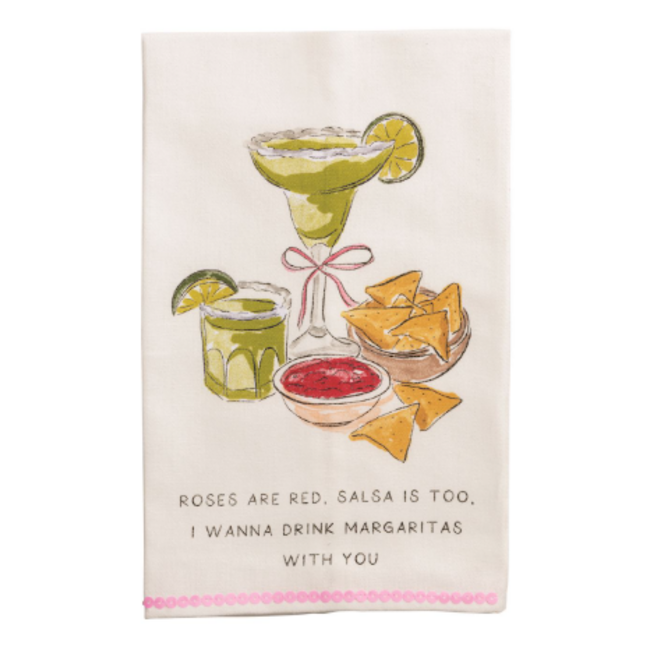 Valentines Sequin Towel