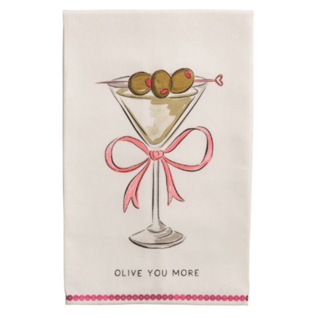 Valentines Sequin Towel