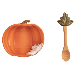 Pumpkin Dip Bowl Set
