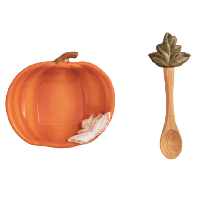Pumpkin Dip Bowl Set