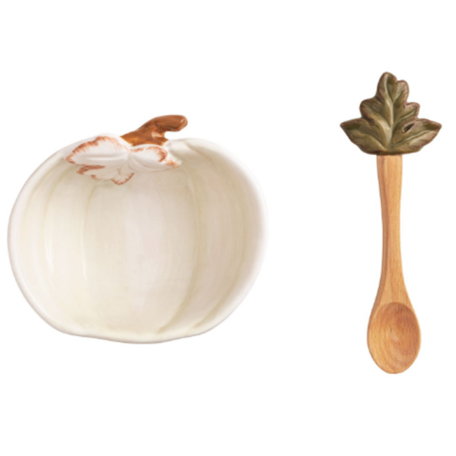 Pumpkin Dip Bowl Set