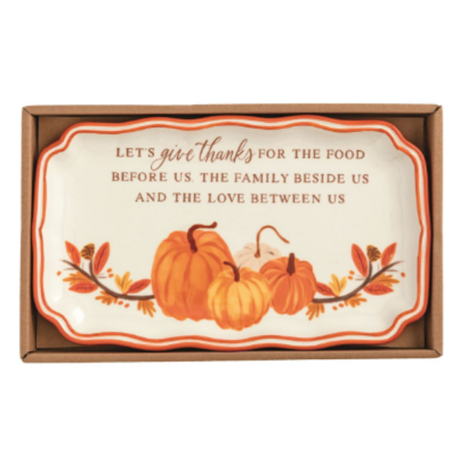 Thanksgiving Sentiment Plate