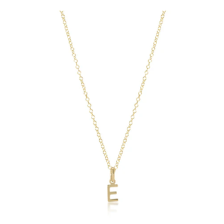 16" Necklace Gold - Respect Gold Charm