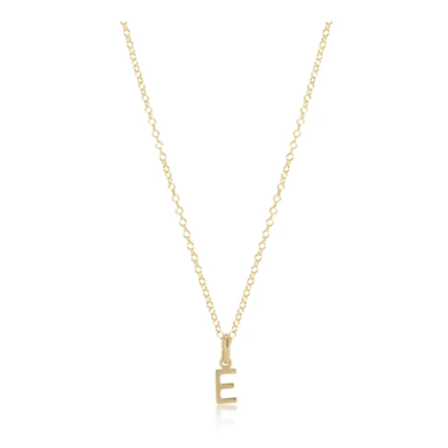 16" Necklace Gold - Respect Gold Charm