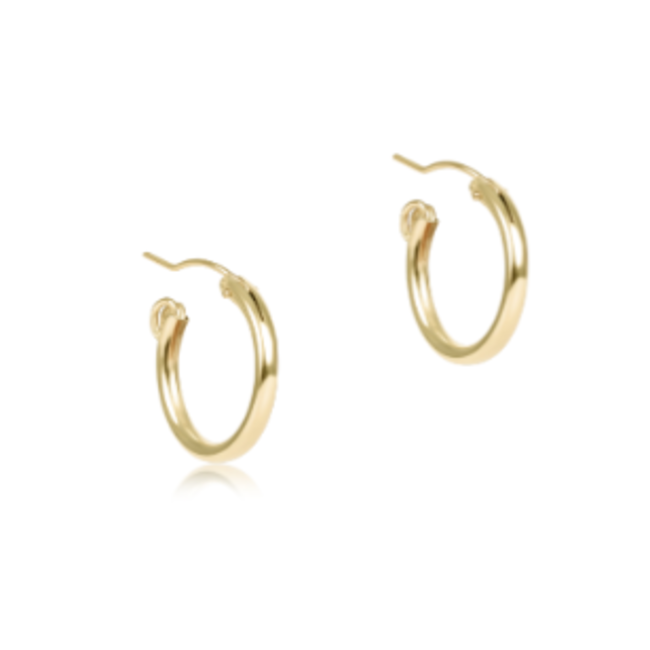 Smooth Gold Hoops