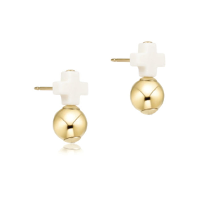 Signature Cross Gold Stud