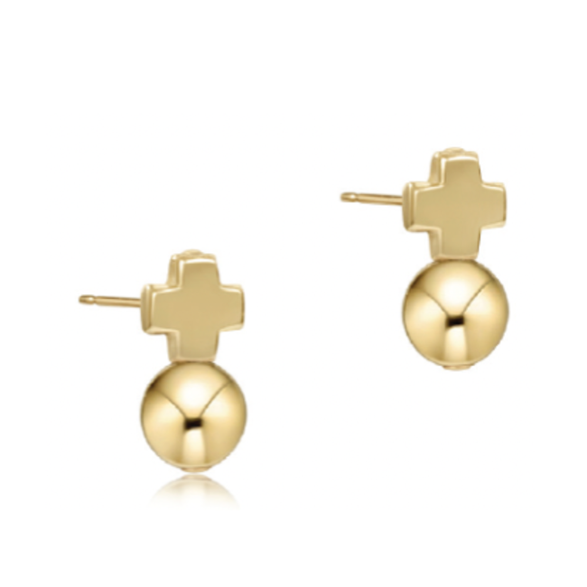 Signature Cross Gold Stud