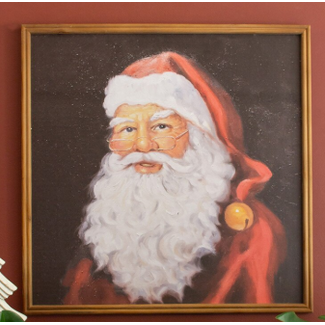 Framed Santa Wall Art
