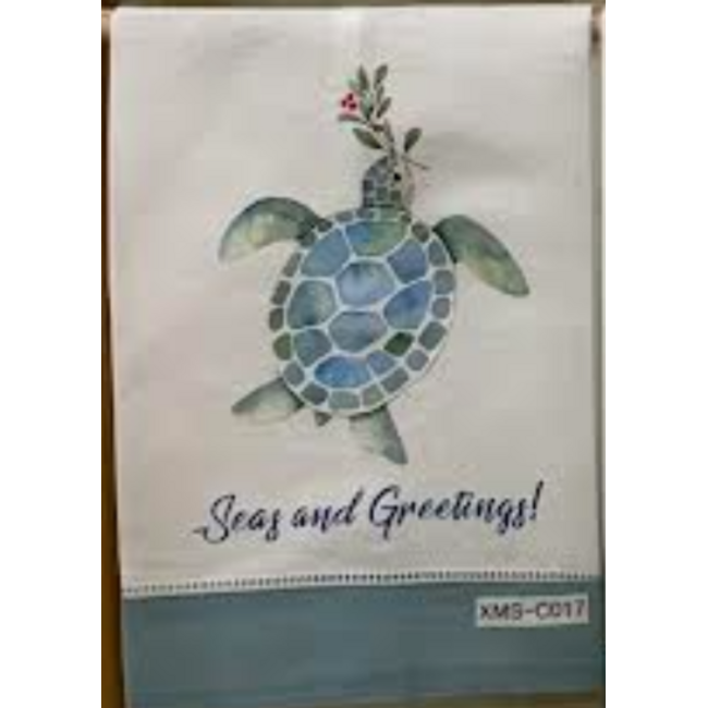 Holiday Printed Tea Towel