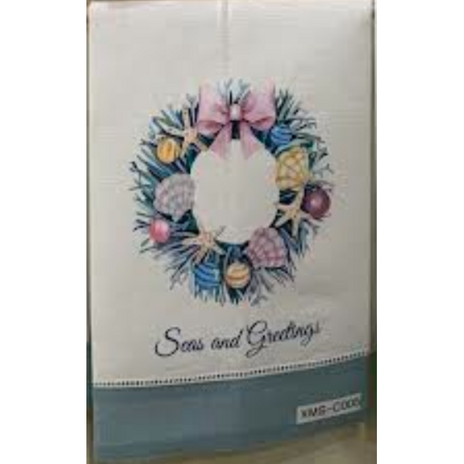 Holiday Printed Tea Towel