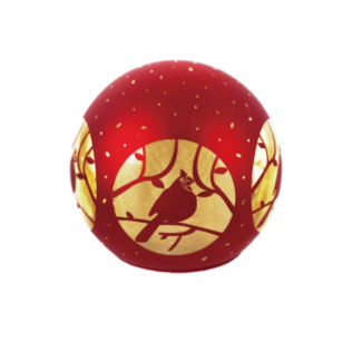 Glass Ball w/ LED Light & Laser Etched