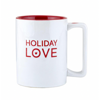 Red & White Holiday Mug