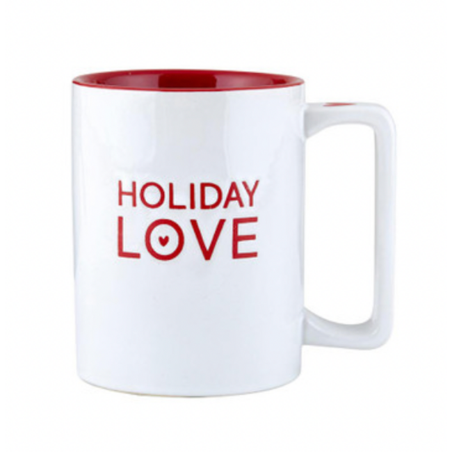 Red & White Holiday Mug