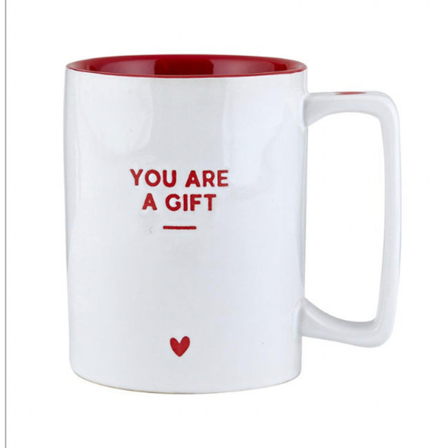 Red & White Holiday Mug