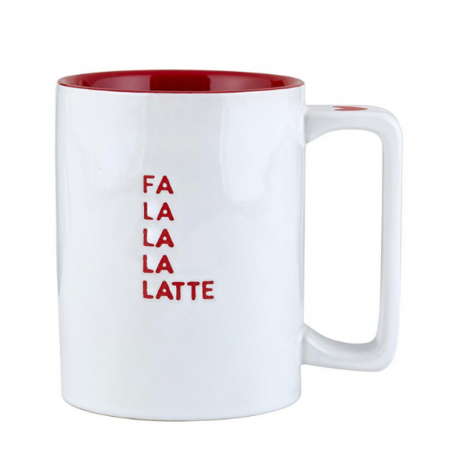 Red & White Holiday Mug