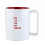 Red & White Holiday Mug