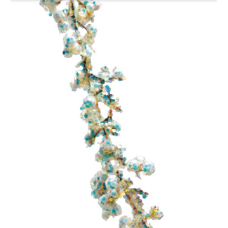 72"L Foam Garland w/ Iridescent Glitter