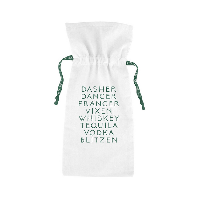 Face To Face Holiday Wine Bag