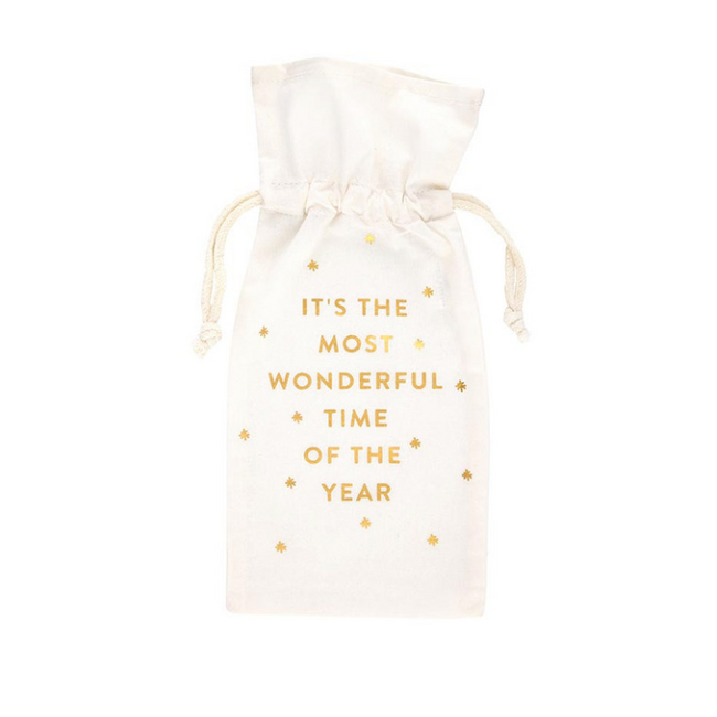 Face To Face Holiday Wine Bag