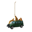 Safari Vehicle Ornament w/ Cheetahs