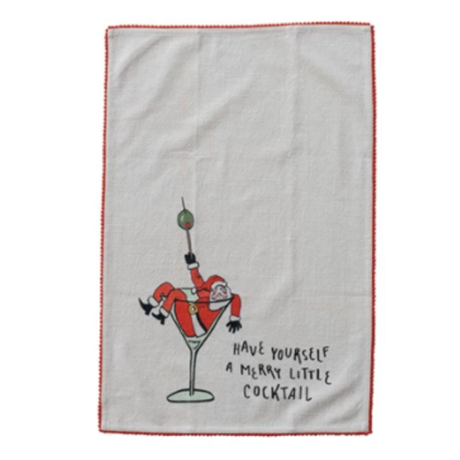 Tea Towel w/ Tipsy Saying