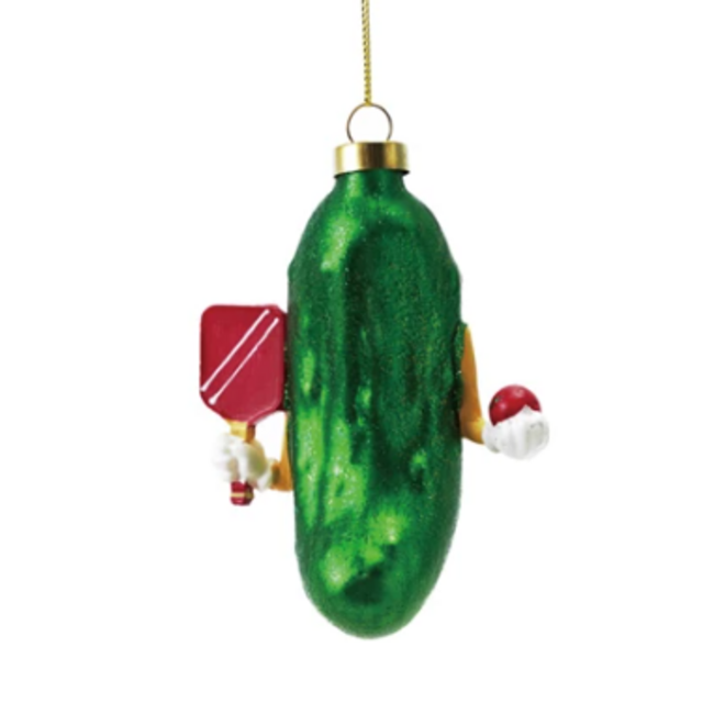Pickle Pickleball Ornament