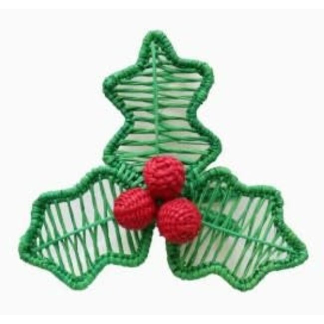 Holiday Rattan Napkin Ring