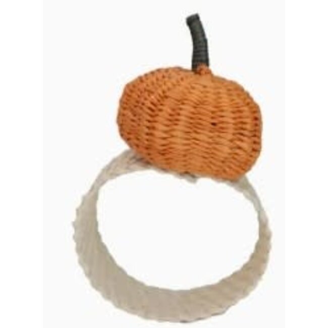Rattan Pumpkin Napkin Ring
