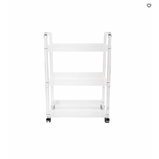 Acrylic 3-Tier Bar Cart