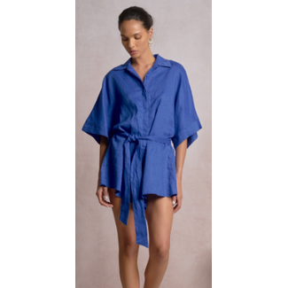 Short Sleeve Tie Romper