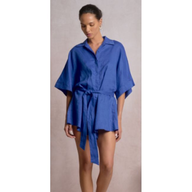 Short Sleeve Tie Romper