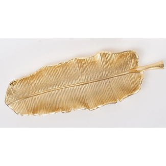 Gold Banana Leaf Tray