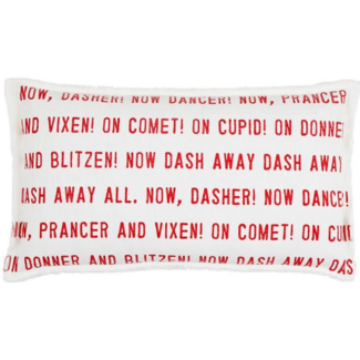 Christmas Face to Face Lumbar Pillow