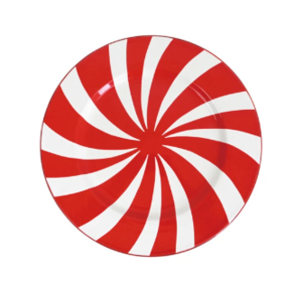 Peppermint Candy Plate/Charger