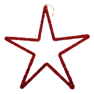 20"H Yarn Wrapped Hanging Star