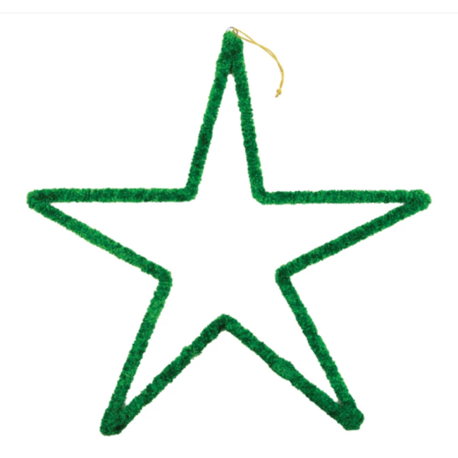 20"H Yarn Wrapped Hanging Star