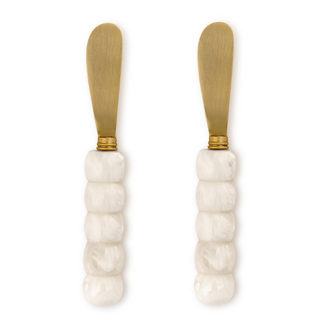 White Beaded Spreaders