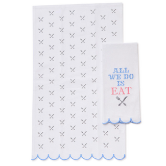 All We Do is Eat S/2 Dish Towels