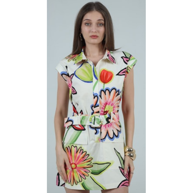 Arianna Printed Dress