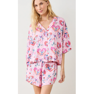 Swooning Sparrows Satin Sweet Dreams Set