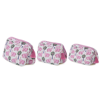 Elephant Quilted Pouch