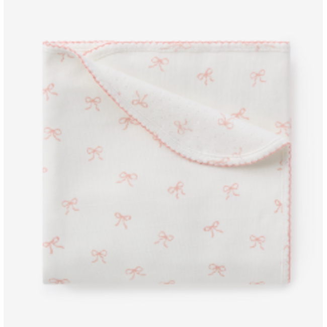 Organic Cotton Pointelle Baby Blanket