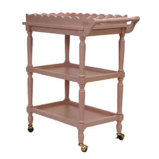 3-Tier Bar Cart w/ Removable Tray