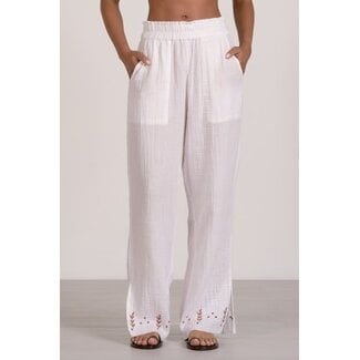 White Gauze Pants