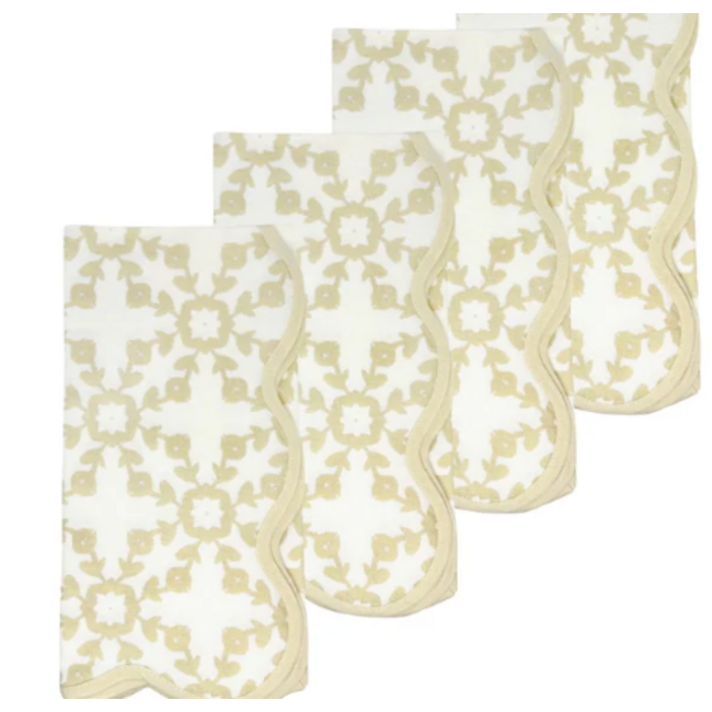 LP Scalloped Cloth Dinner Napkin
