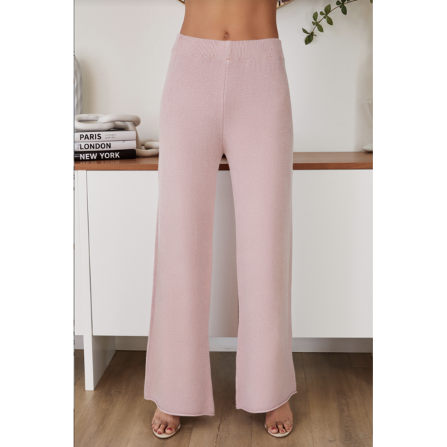 Italian Viscose Knit Flared Pant