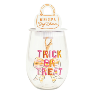 Wine Cup & Bag Charm Set