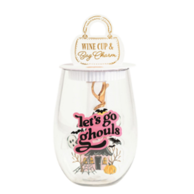 Wine Cup & Bag Charm Set