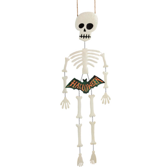 Glitter Skeleton Door Hanger